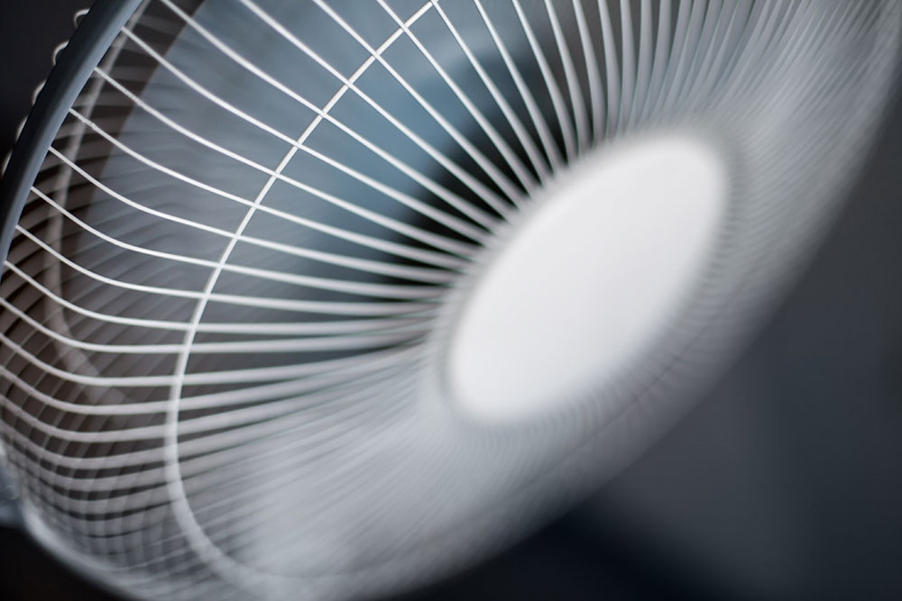 Commissioners provide fans to elderly people to beat the heat