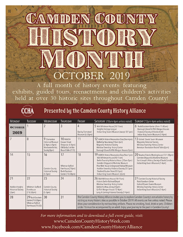 Camden County History Month Now Through October 31 CNBNews