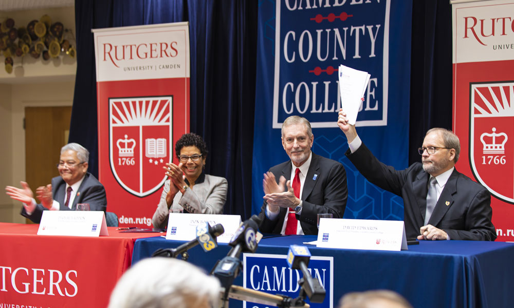 Camden County College and RutgersCamden Announce Dual Admission